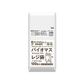 Bags - 【単品18個セット】 TU30バイオマス配合25%レジ袋30号白100枚 ハウスホールドジャパン株式会社(代引不可)【送料無料】