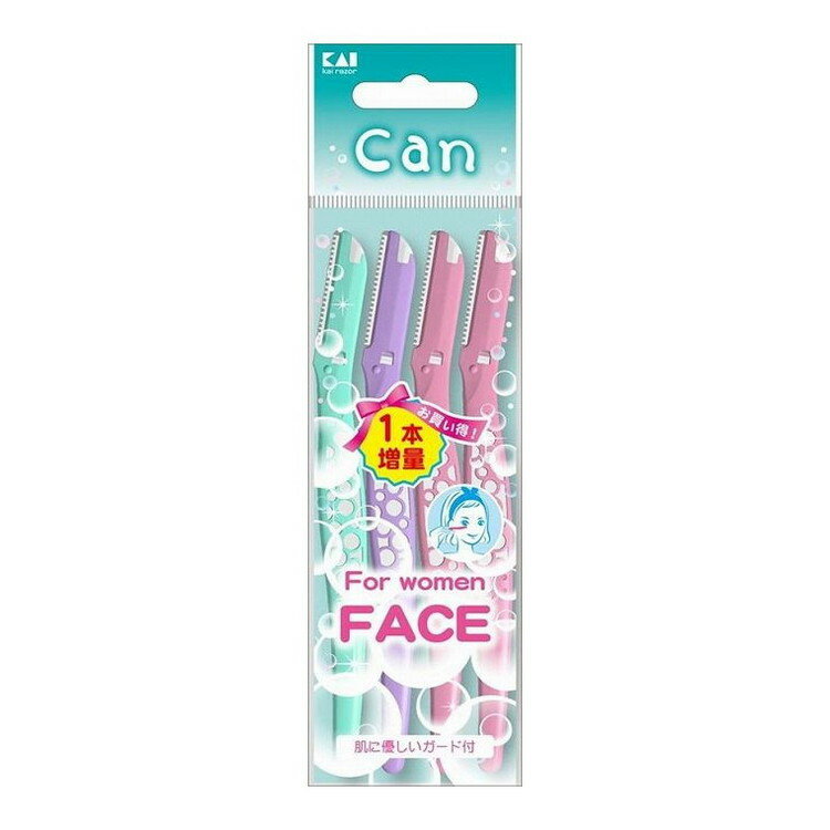 【単品1個セット】 キャンバブルL3本入FACE 貝印株式会社(代引不可)