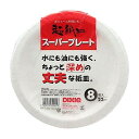 【単品1個セット】 スーパープレート22CM8枚 株式会社日本デキシー(代引不可)