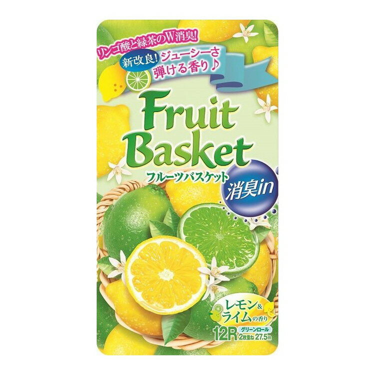 【単品11個セット】 フルーツバスケット消臭INレモン&L12RW 丸富製紙株式会社(代引不可)【送料無料】