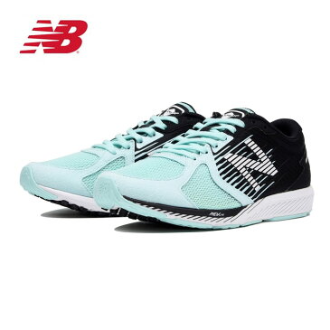 ニューバランス ランニングシューズ HANZO R ハンゾー WHANZR(D) リーフ×ブラック レディース New Balance【送料無料】