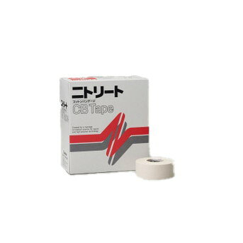 コットンテープ綿粘着包帯(メッシュタイプ・白色)サイズ：25mm×12m関節の固定と可動域の制限を目的として、予防から応急処置、再発防止まで幅広く使用できます。作業性、固定感。継続性。低皮膚刺激性など、テープに必要なポイントを追求しました。※肌の弱い人、荒れ性の人は使用しないでください。本品の使用により皮膚に異常があらわれた場合は使用を中止し、医師にご相談ください。また、傷などのある場所には使用しないでください。【生産国】日本製【送料について】北海道、沖縄、離島は送料を頂きます。