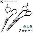燕三条の髪はさみ ミニ2点セット シゲル工業 美容師のミニカットはさみ/ミニスキばさみ 桐箱入り 家庭用 セルフカット 本格仕様 散髪はさみ 子ども ヘアカット...