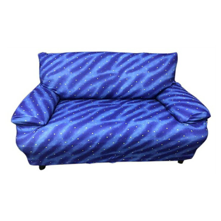 Sofa Covers - プリントソファカバー 星 2人掛け ソファーカバー 2pソファ 肘付き 肘なし 伸縮 北欧 カバー ストレッチ 柄もの(代引不可)【送料無料】