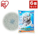 【6個セット】 アイリス 猫砂 紙 トイレに流せる 固まる ペーパーフレッシュ PFC-7L 7L x6 アイリスオーヤマ IRIS OHYAMA(代引不可)【...