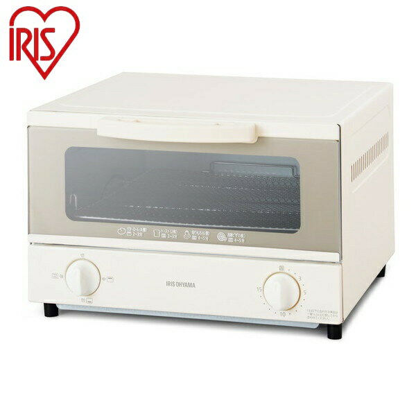 アイリスオーヤマ オーブントースター 4枚焼き EOT-032-CW ホワイト オーブントースター IRIS OYAMA(代引不可)【送料無料】