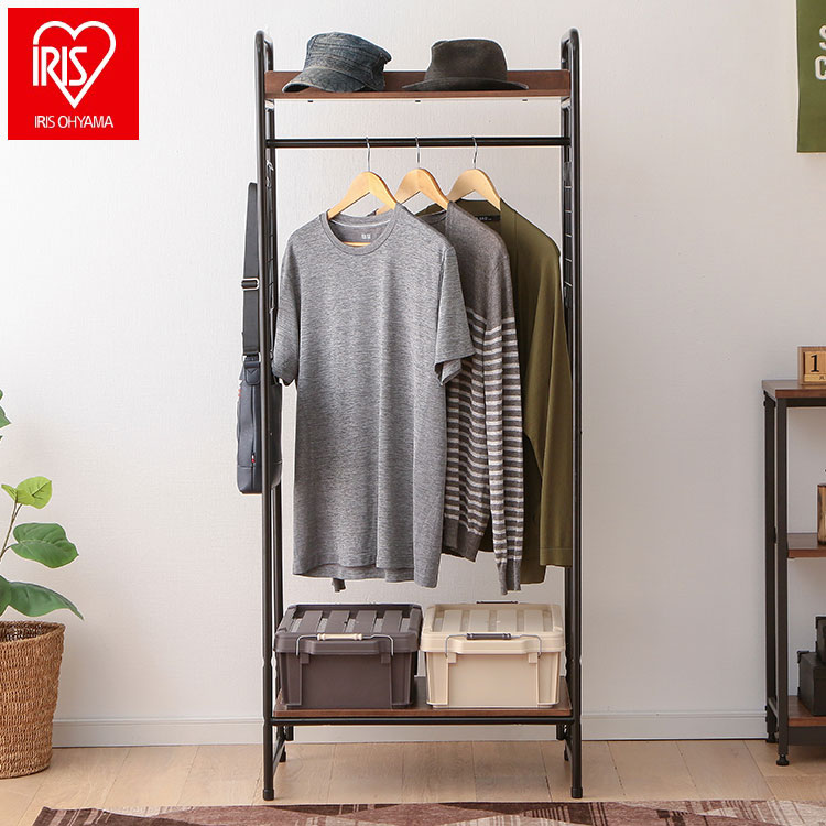 アイリスオーヤマ ハンガーラック スタイルハンガー2WAYタイプ プレミアム メッシュパネル付き PI-B4 ブラック スリム コートハンガー 洋服掛け スリム 省スペース おしゃれ IRIS OHYAMA(代引不可)【送料無料】