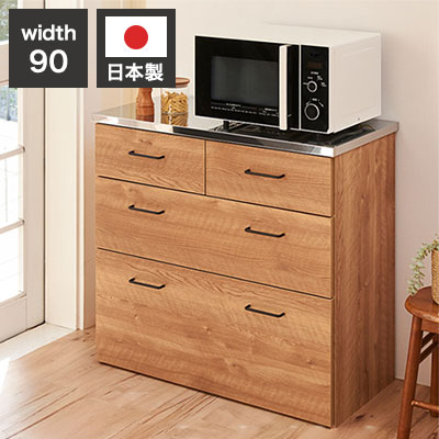 日本製ステンレスキッチンカウンター...