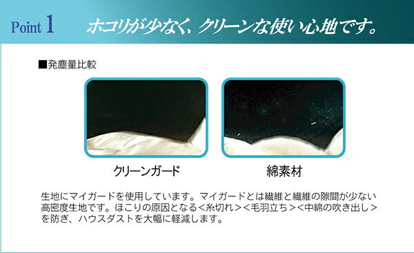 機能性 寝具 クリーンガード 敷き布団カバー アイボリー シングル 105×215cm(代引...