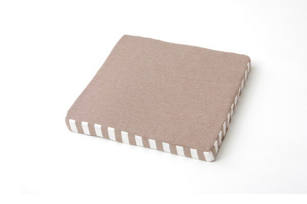 クッション 低反発 無地 シート エルマー ブラウン 約40×40cm 中・低反発ウレタン40mm(代引不可)【送料無料】