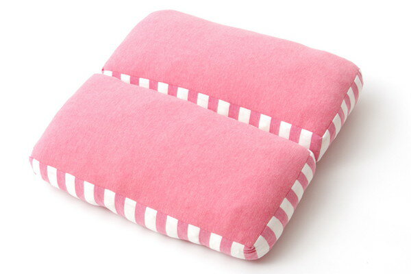 クッション 低反発 使用 マイクロファイバー 無地 エルマー ピンク 約42×42×8cm(代引不可)【送料無料】