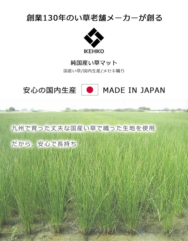 純国産 フリーマット ことり ネイビー 約70×120cm (中材:固綿15mm) 寝具 寝具カバー・シーツ・マット マット(い草) 和モダン(代引不可)【送料無料】 [2]