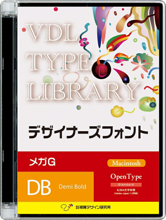 Хǥ󸦵 VDL TYPE LIBRARY ǥʡե Macintosh Open Type ᥬG Demi Bold 43600(Բ)