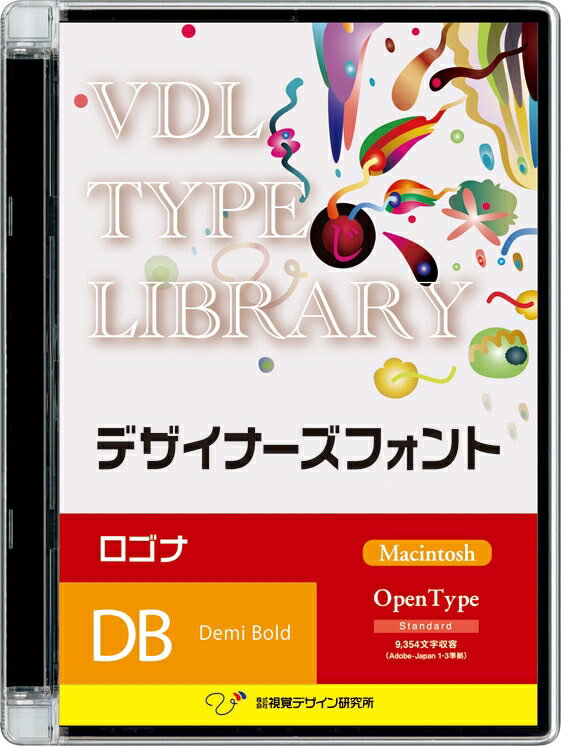 Хǥ󸦵 VDL TYPE LIBRARY ǥʡե Macintosh Open Type  Demi Bold 54000(Բ)