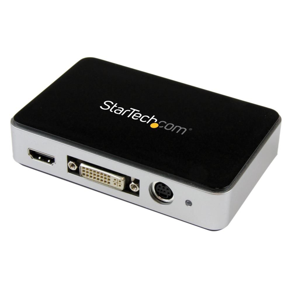 StarTech USB3.0接続ビデオキャプチャーユニット HDMI/ DVI/ VGA(アナログRGB)/ コンポーネント/ S端子/ コンポジット対応 1080p 60fps H.264エンコーダ搭載 USB3HDCAP(代引き不可)