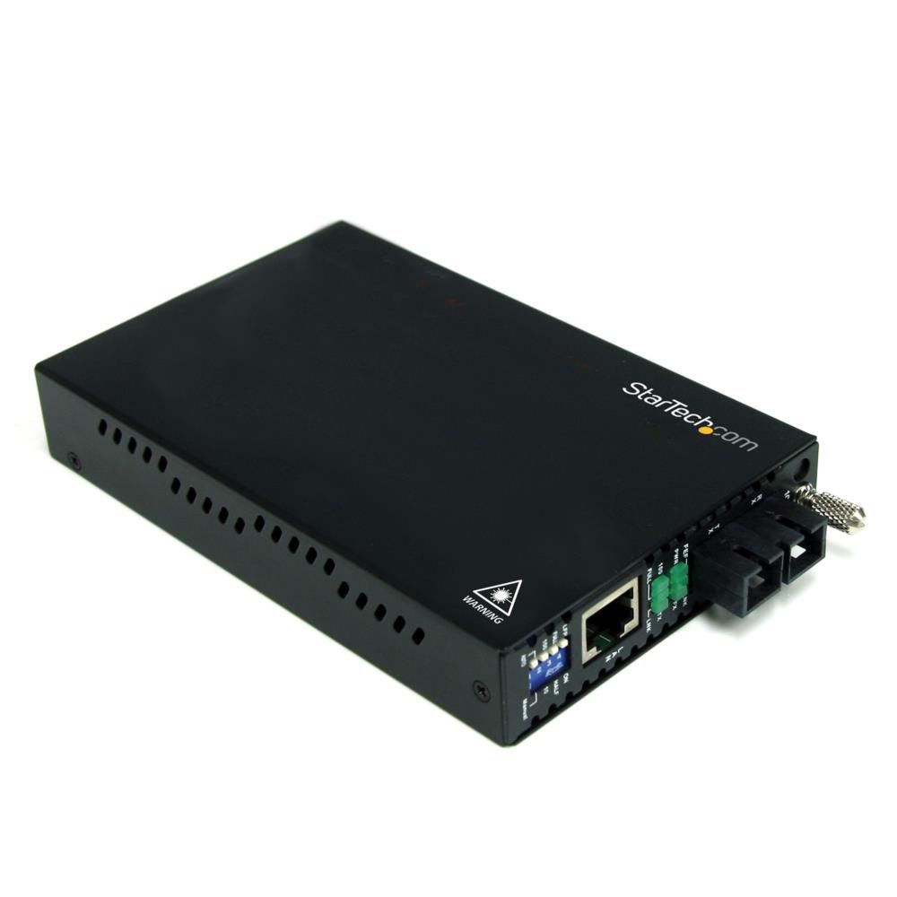 StarTech ͥåȸǥС Ethernet(10Base-T/100Base-TX) - ե(100BASEFX) 󥰥⡼ 2kmĹ RJ-45(᥹) - ե SCǥץå(᥹) ET90110SM302(Բ)