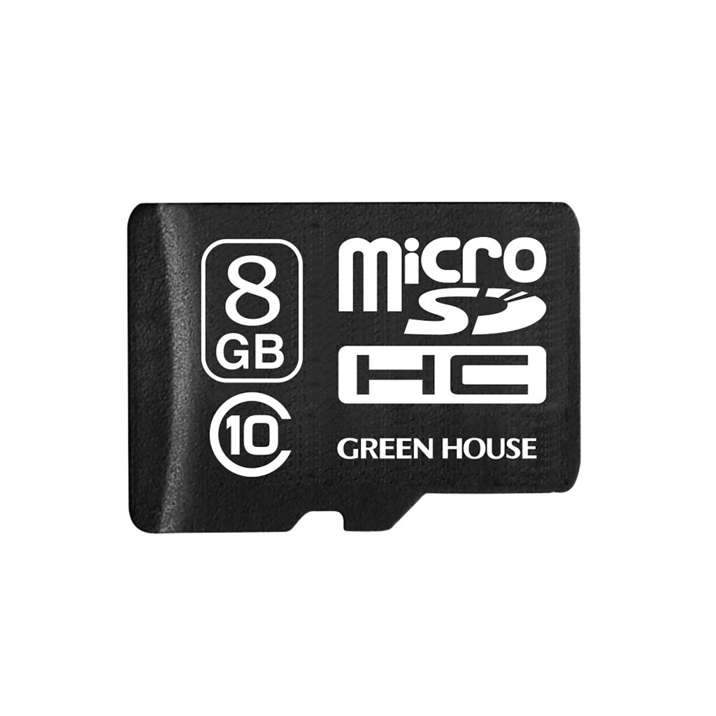 グリーンハウス microSDHCカード 8GB クラス10 +データ復旧サービス GH-SDMRHC10DA-8G(代引き不可)