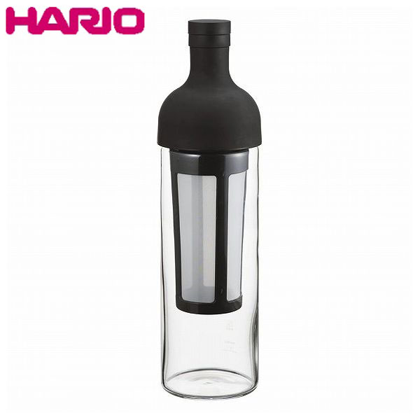 HARIO ハリオ 日本製 フィルターインコーヒーボトル 650ml ブラック FIC-70-B 水 ...