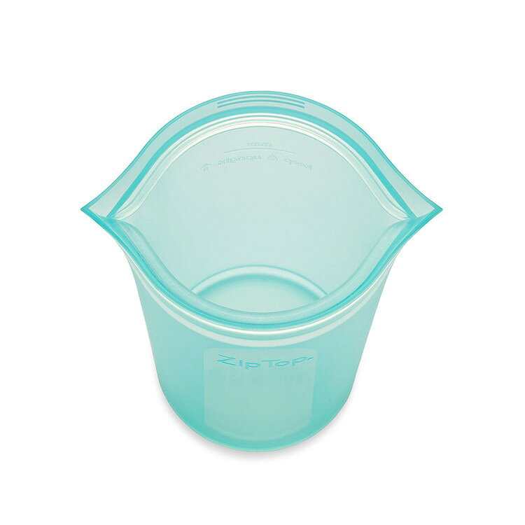 リコメン堂生活館のZipTop ジップトップ 保存容器 カップ M ティール 473ml シリコンバッグ 保存袋 耐熱・耐冷 シリコン製 電子レンジ調理 食洗機対応 保存コンテナ 05021338｜アングル3