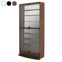 コレクションラック 本体+ミラーセット 幅83.1cm 奥行き28.5cm 高さ180cm CR-T8329M2 収納ラック ディスプレイラック JAJAN(代引不可)【送料無料】【S1】