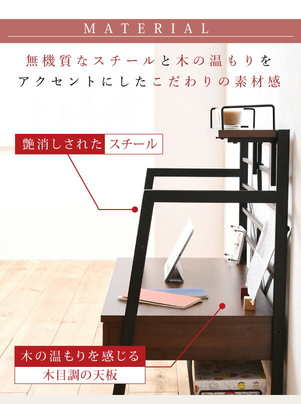 2WAY パソコンデスク 90 幅 高さ調整 書斎机 ワークデスク 棚付き 組み換えデスク 薄型デスク ローデスク(代引不可)【送料無料】