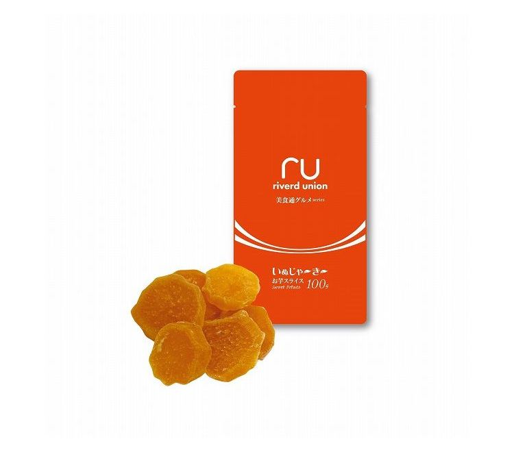 【4個セット】 リバード いぬじゃーきー 美食通グルメseries お芋スライス 100g