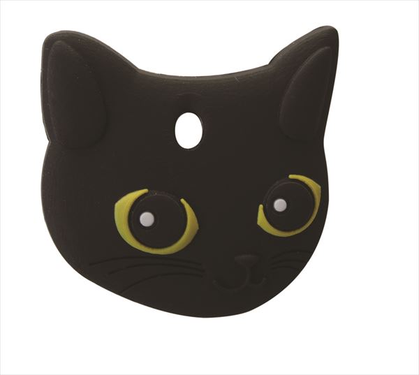 ペットキーカバー 猫 黒