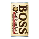 サントリー BOSS ボス 珈琲 カフェオレ 185g×30本(代引き不可)【送料無料】