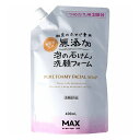 マックス 肌荒れ防ぐ 薬用 無添加 泡の石けん 洗顔フォーム 詰替用 400mL 医薬部外品