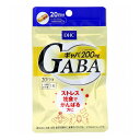 一日摂取目安量あたり200mgのギャバを配合。さらにカルシウムや亜鉛などのミネラル類をプラスしました。●ギャバは冴えた判断力をキープしたり、健康値にアプローチしたりと、すこやかに役立つ成分といわれています。●ストレス社会でがんばる方のポジティブな毎日をサポートします。【名称】ギャバ加工食品【原材料】ギャバ、亜鉛酵母、セレン酵母／ゼラチン、セルロース、貝カルシウム、ステアリン酸Ca、微粒二酸化ケイ素、着色料(カラメル、酸化チタン)【栄養成分(1粒397mgあたり)】熱量・・・1.3kcaLたんぱく質・・・0.24g脂質・・・0.007g炭水化物・・・0.08g食塩相当量・・・0.0008gカルシウム・・・15mg亜鉛・・・0.5mgセレン・・・2μgギャバ・・・200mg【召し上がり量】1日1粒を目安に、お召し上りください。【召し上がり方】・1日摂取目安量を守り、水またはぬるま湯でお召し上がりください。【保存方法】・直射日光、高温多湿な場所を避けて保管してください。・お子様の手の届かない所で保管してください。・開封後はしっかり開封口を閉め、なるべく早くお召しあがりください。【注意】・お身体に異常を感じた場合は、飲用を中止してください。・原材料をご確認の上、食物アレルギーのある方はお召し上がりにならないでください。・薬を服用中あるいは通院中の方、妊娠中の方は、お医者様にご相談の上お召し上がりください。個装サイズ：90X150X8mm個装重量：約12g内容量：7.9g(1粒重量397mg(1粒内容量320mg)×20粒)ケースサイズ：19.7X17.6X18.5cmケース重量：約0.62kg製造国：日本【発売元：株式会社DHC】【賞味期限】別途パッケージに記載【特長】サプリメント※メーカーの都合によりパッケージ、内容等が変更される場合がございます。当店はメーカーコード（JANコード）で管理をしている為それに伴う返品、返金等の対応は受け付けておりませんのでご了承の上お買い求めください。【送料について】北海道、沖縄、離島は送料を頂きます。