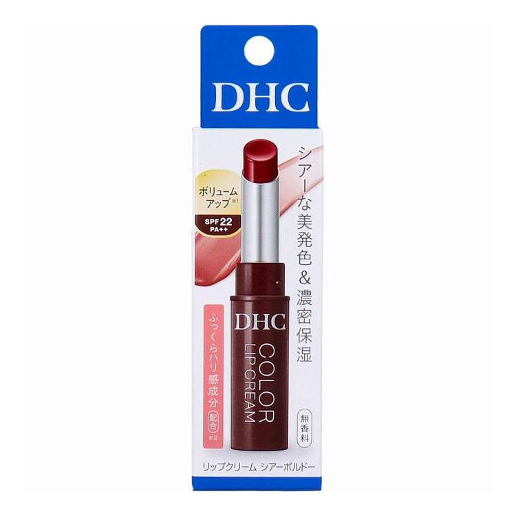 DHC リップクリーム シアーボルドー SPF22 PA++ 無香料 1.5g リップ