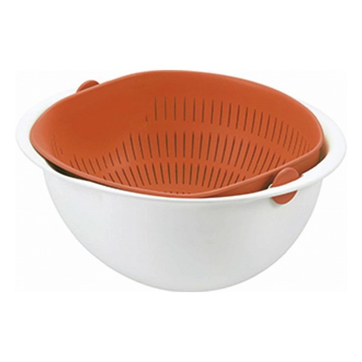 MZ-3513 ミラくるザル・ボウル 小 オレンジ【送料無料】