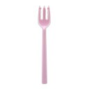 岡部洋食器製作所 口あたりやさしいフォーク 一体型 大 単品 ピンク KU-12P【送料無料】