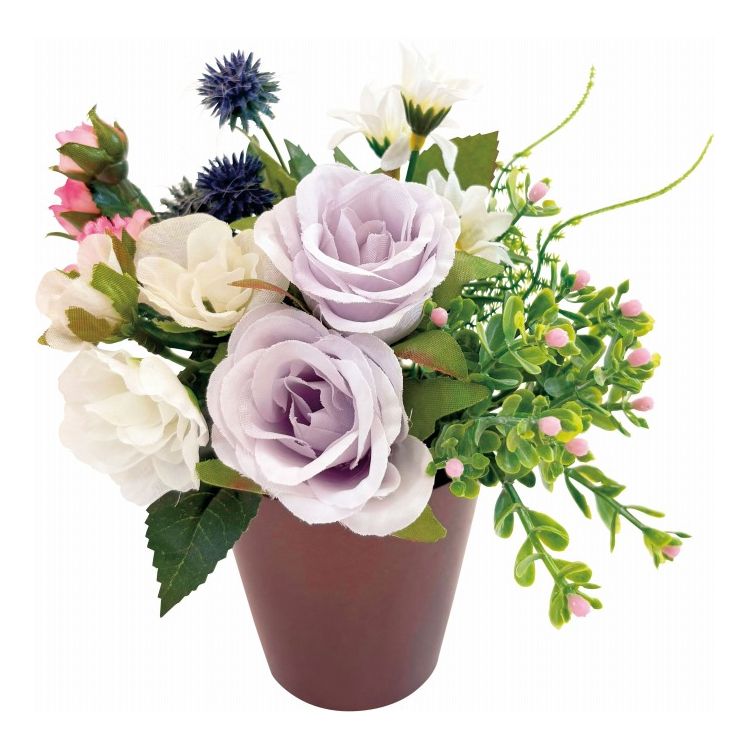 花 - アーティフィシャルフラワー供花 和み パープル SC触媒加工 25-bukka-25p ギフト プレゼント(代引不可)