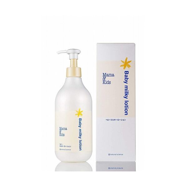 Mama&Kids ママ&キッズ ベビーミルキーローションお得用サイズ 380ml コスメ コスメティック 化粧品 化粧 メイク 肌ケア【送料無料】のサムネイル