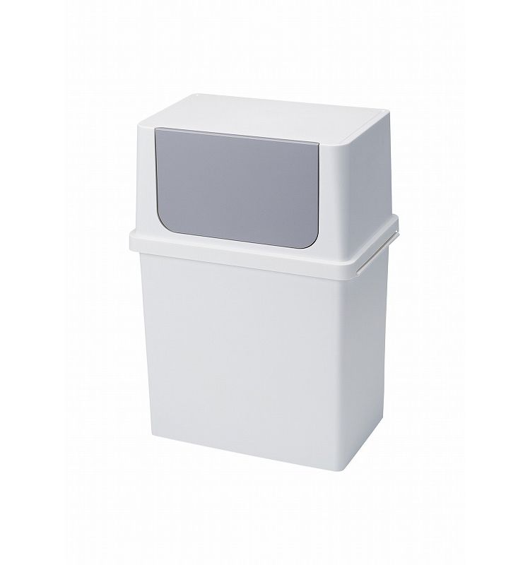 ゴミ箱 おしゃれ ふた付き キッチン シールズ フロントオープントラッシュビン 17ワイド 17L スイング式 ホワイト 白 シンプル 重ねられる スタッキング 分別 ライクイット like-it Seals(代引不可)【送料無料】 2