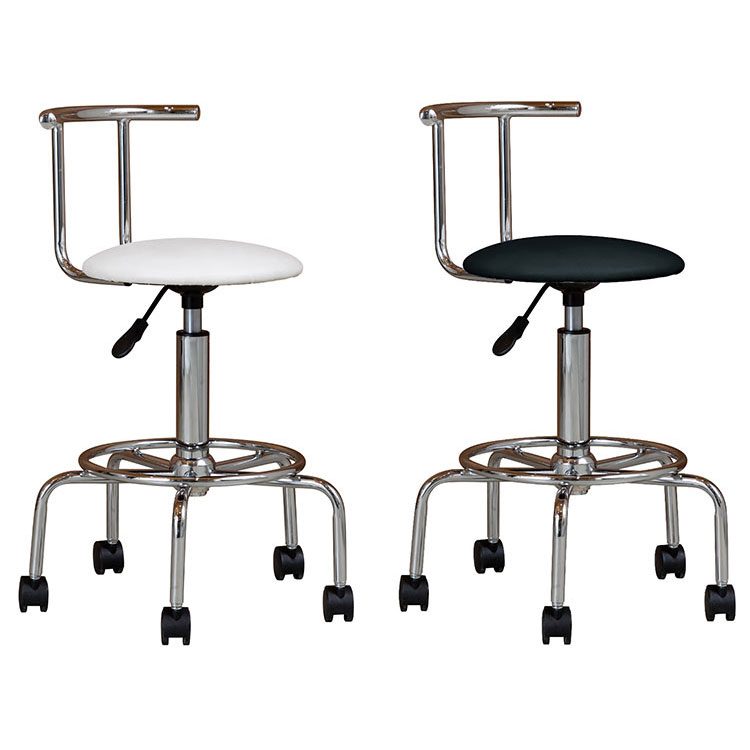 カウンターチェア シンプル レザー調 おしゃれ バーチェア 椅子 いす イス ブラック ホワイト ガス圧昇..