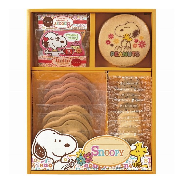 スヌーピー スマイルスヌーピー スイーツセット SF-A 洋菓子 ギフト プレゼント 贈り物 贈答用 食品 食べ物 グルメ クッキー 紅茶 焼き菓子 ピーナッツ 詰め合わせ(代引不可)【送料無料】