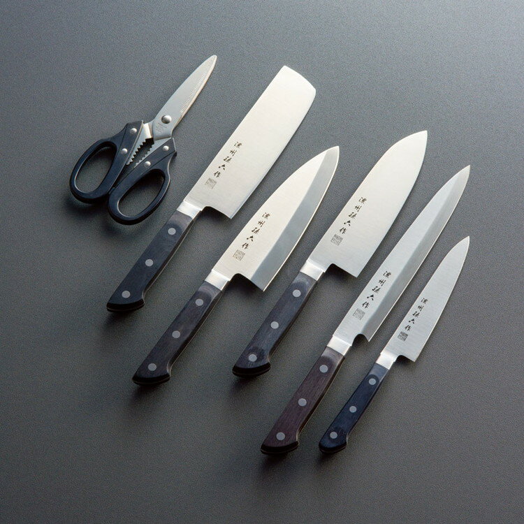 料理包丁6点セット プロフェッショナル 200G 包丁 濃州孫六作(代引不可)【送料無料】