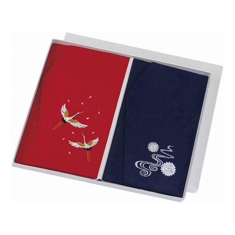 正絹ちりめん刺繍金封ふくさ 慶弔セット 013161(代引不可)【送料無料】