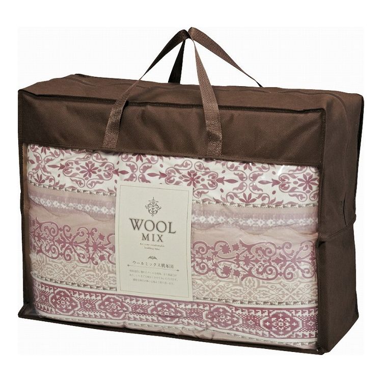 ウールミックス ウール混肌ふとん ローズ WLM5100RO(代引不可)【送料無料】