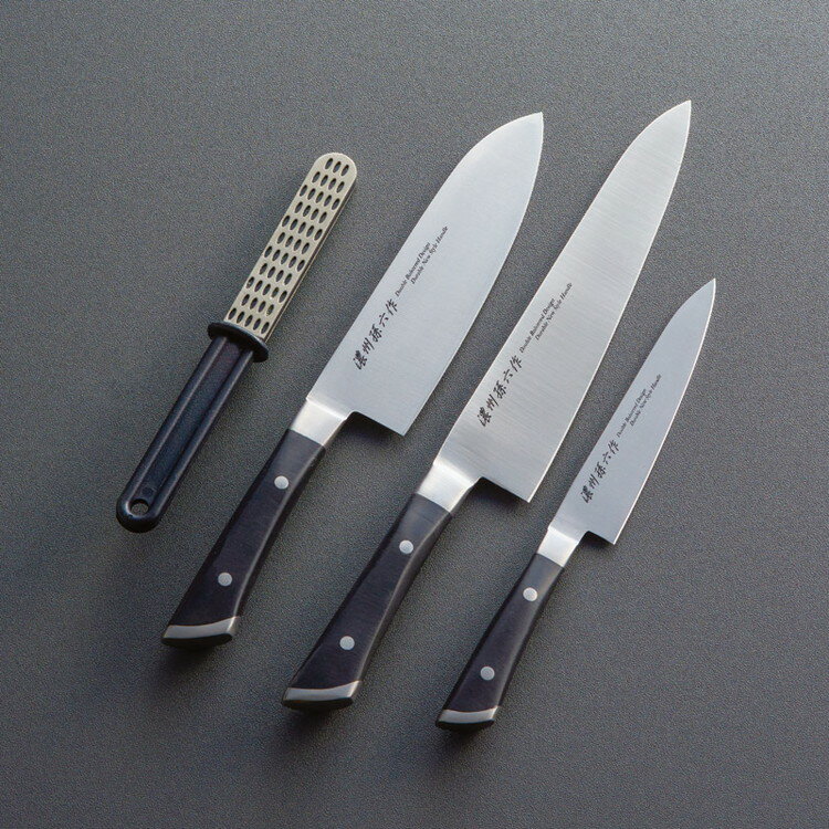 共口金料理包丁4点セット 濃州孫六作 包丁 200H(代引不可)【送料無料】