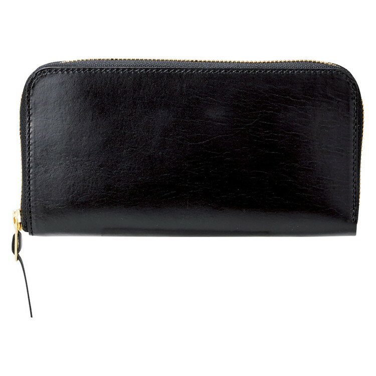 手塗りオイルレザー ラウンド長財布 財布 8167-01(代引不可)【送料無料】