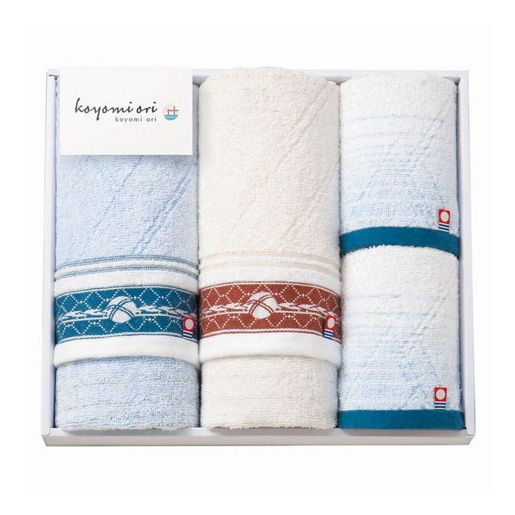 フェイスタオル2P&ウォッシュタオル2P koyomi ori KOY-4008 ギフト プレゼント(代引不可)