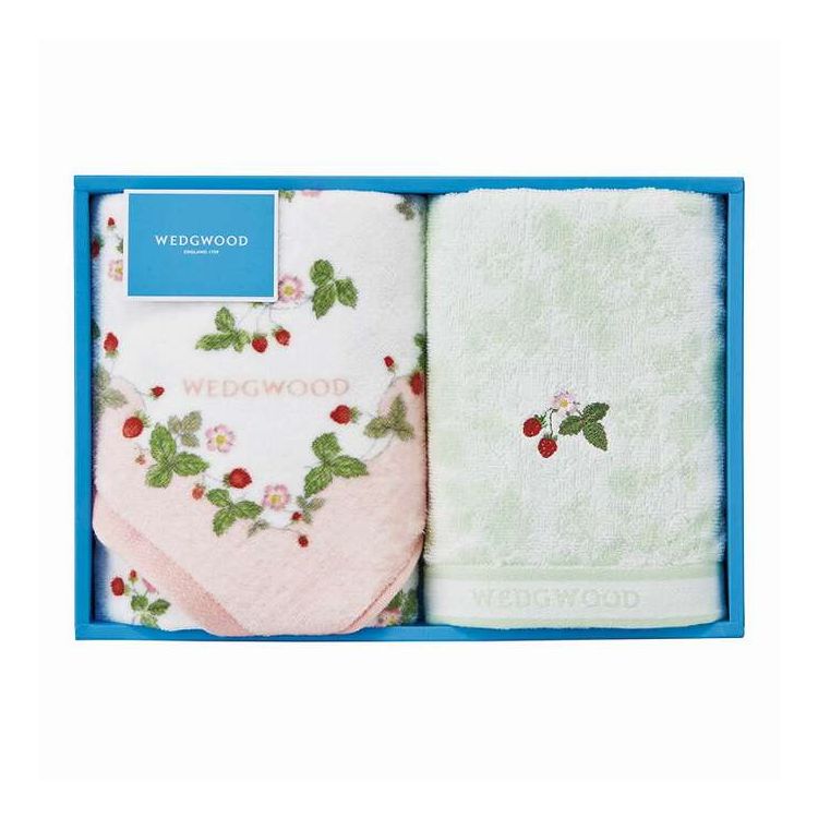 フェイスタオル2P ワイルドストロベリー ウェッジウッド ピンク TT84205656P/G ギフト プレゼント(代引不可)