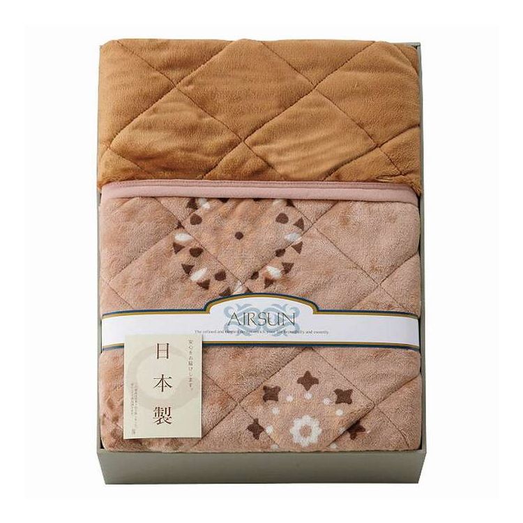 吸湿発熱わた入り国産やわらかタッチ毛布ふとん SV-4080 ギフト プレゼント(代引不可)【送料無料】