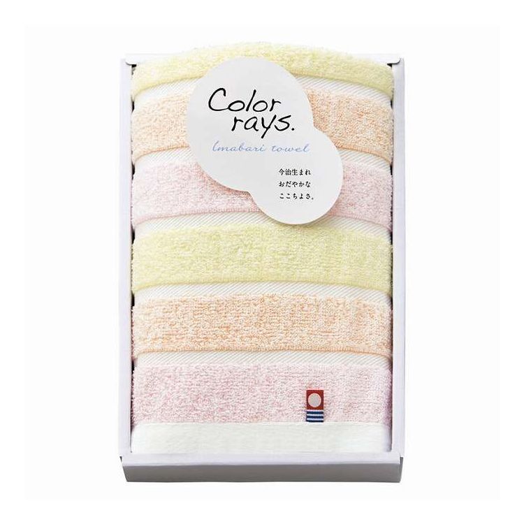 幅広く好まれるシンプルデザイン。爽やかな印象でどんな場面でも喜ばれます。心地よい色彩とデザインにこだわった、肌触りも存在感もやさしいタオル。使うシーンやインテリアを選ばず、幅広くご使用いただけます。日本製【セット内容】-サイズ：34×75cm重量/容量：-箱サイズ：24×16×3.5cm材質：綿100%【代引きについて】こちらの商品は、代引きでの出荷は受け付けておりません。【送料について】北海道、沖縄、離島は送料を頂きます。