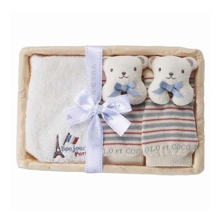 フットトーイセット ロロココ ブルー 7923-PIBE/BLBE ギフト プレゼント(代引不可)