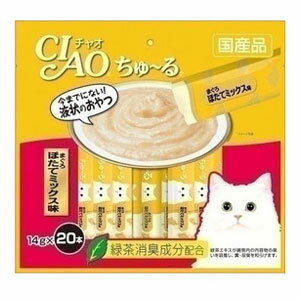 いなばペットフード チャオちゅーる まぐろほたてミックス味 20本入り SC-129のサムネイル