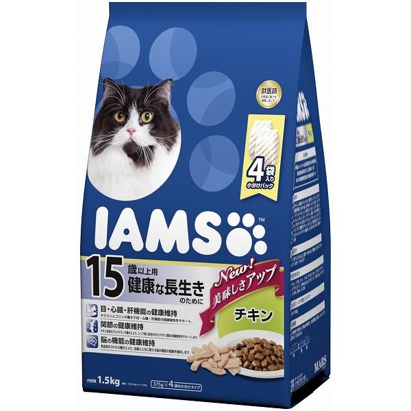 マースジャパンリミテッド アイムス 15歳猫チキン1.5kg